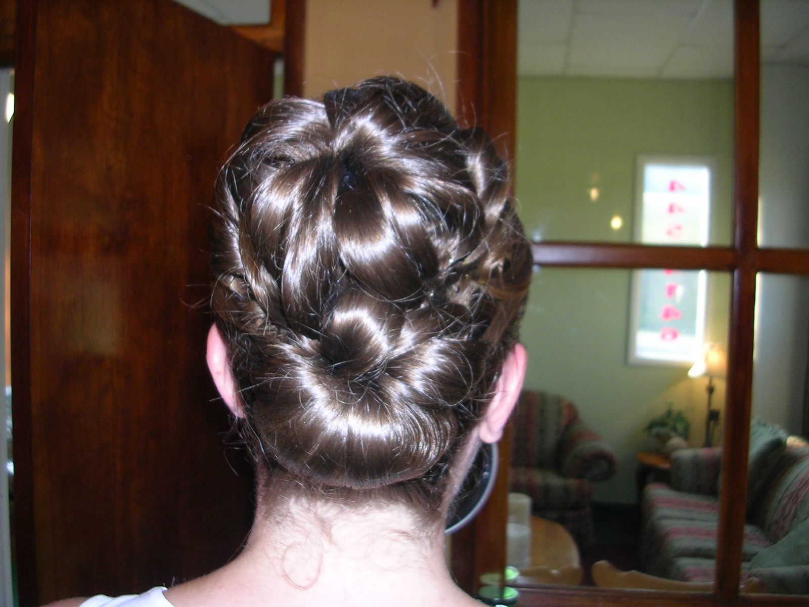Stef's hair.